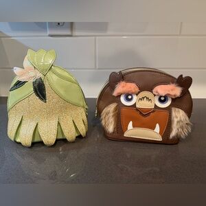 Disney x Danielle Nicole beauty and the beast / princess Tiana pouch (set of 2)